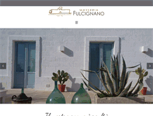 Tablet Screenshot of masseriafulcignano.com